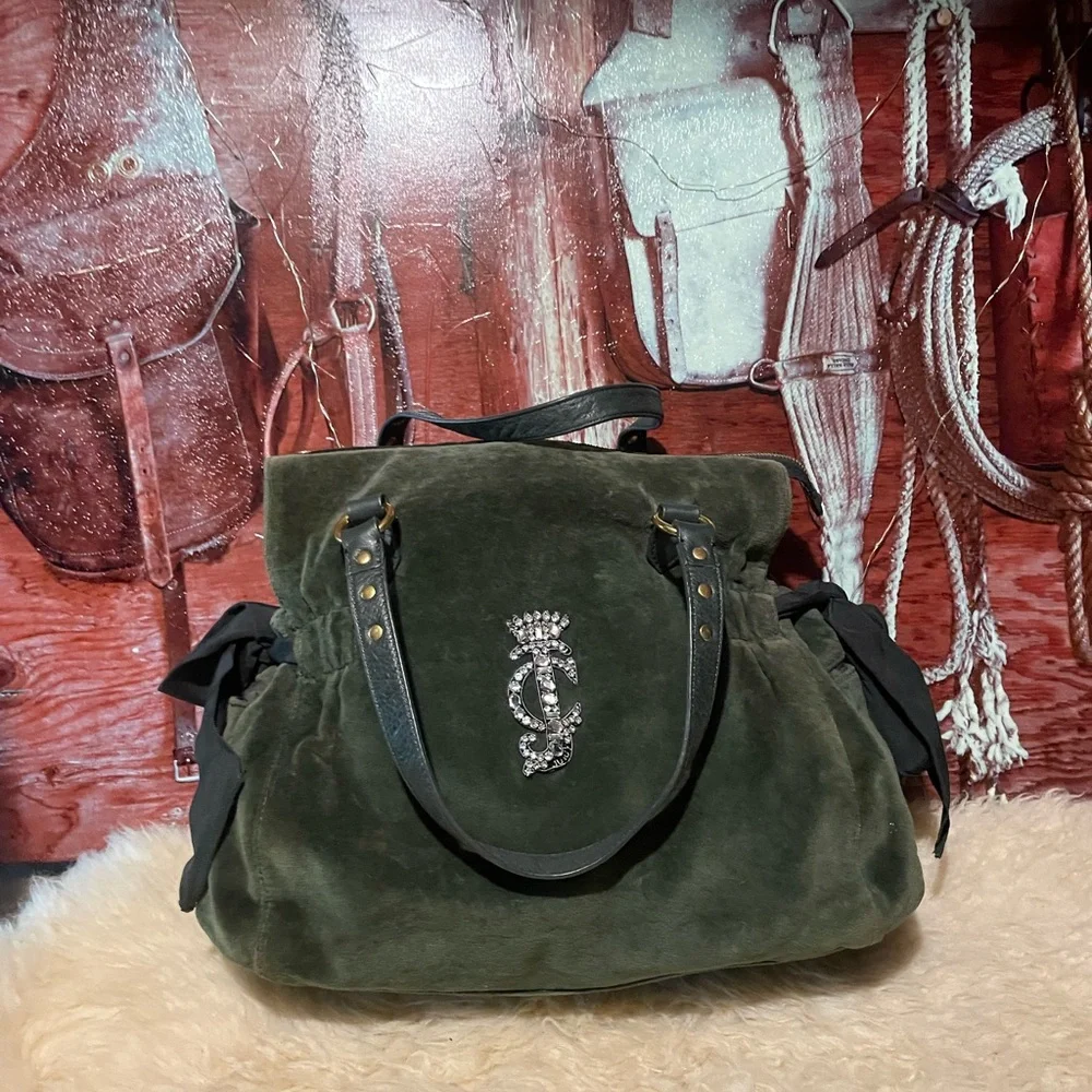 Juicy Couture vintage velvet bag - Picture 1 of 15